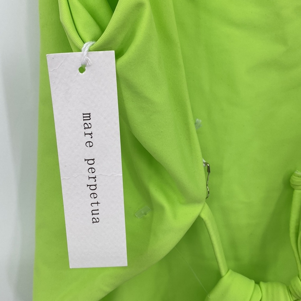 Free People Mare Perpetua The Essential One-Piece Swimsuit Neon Green Size XL - Picture 5 of 8